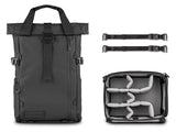 Wandrd PRVKE Photo Bundle 21L rucsac foto, expandabil 25L, laptop 16", Black