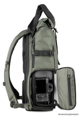 Wandrd PRVKE Photo Bundle 21L rucsac foto, expandabil 25L, laptop 16", Wasatch Green