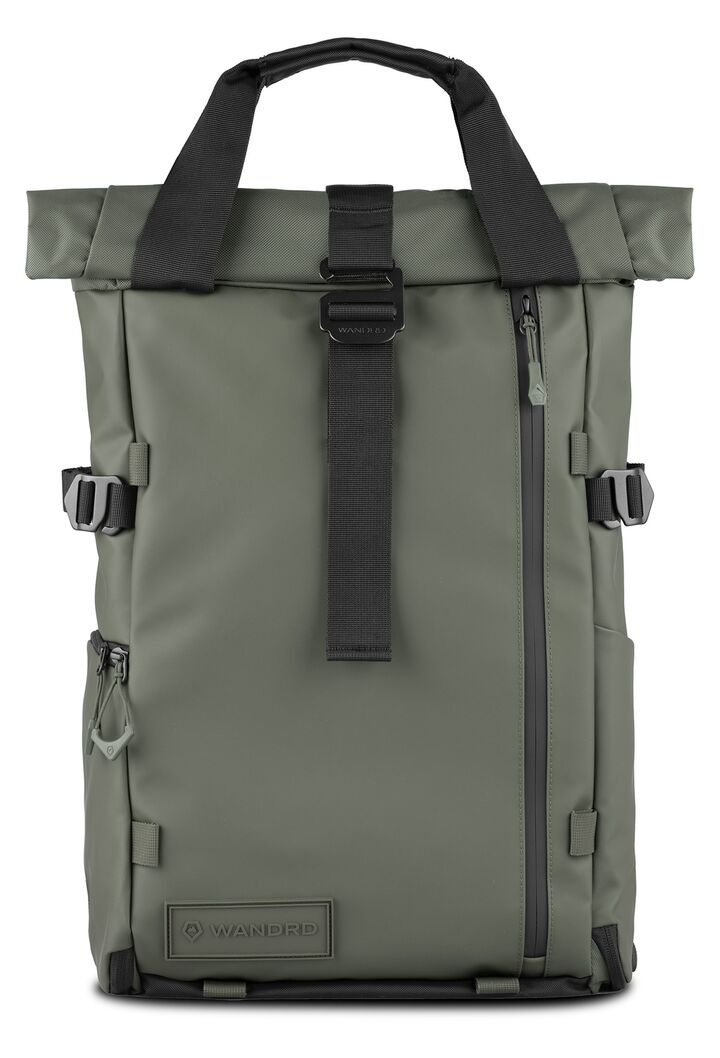 Wandrd PRVKE Photo Bundle 21L rucsac foto, expandabil 25L, laptop 16", Wasatch Green
