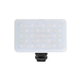 Compact LED RGB light panel with diffuser and mounting knob