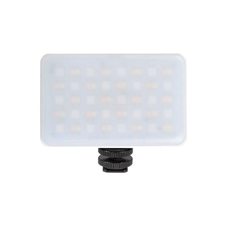Compact LED RGB light panel with diffuser and mounting knob