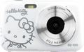 White Hello Kitty digital camera with front lens and 8x digital zoom text