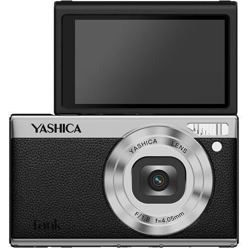 Yashica Tank aparat foto compact, ecran rabatabil 3", 4K 30 fps, negru
