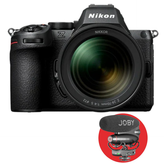 Aparat foto mirrorless Nikon Z5II cu obiectiv NIKKOR 24-70mm, negru