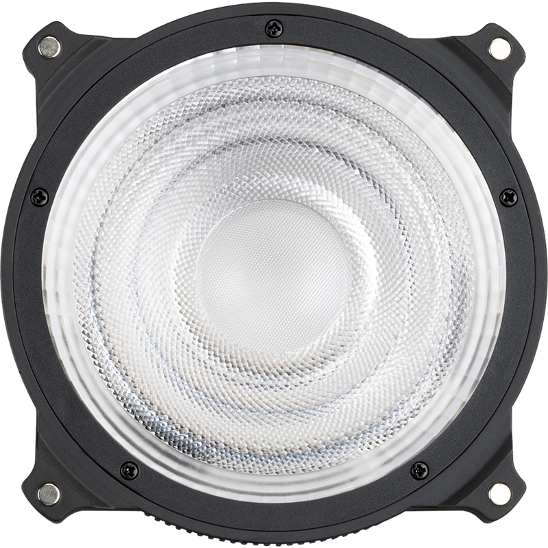 Reflector pentru lentilă Zhiyun Molus ZY-Mount, vedere frontală cu suprafață reflectorizantă