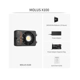 Set Zhiyun MOLUS X100 cu adaptor de alimentare și geantă organizatoare, ghid