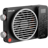 Proiector LED portabil Zhiyun MOLUS X100 bicolor, grilaj metalic și butoane