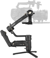 3-axis handheld gimbal stabilizer with camera mount and joystick control