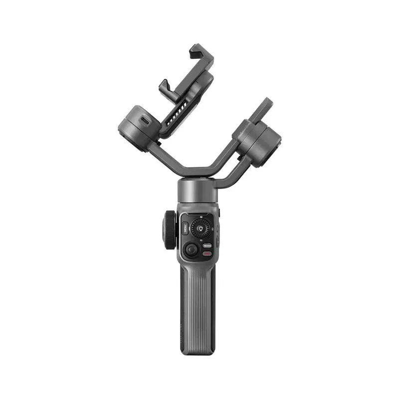 Smooth 5S smartphone gimbal with dual-axis phone holder and stabilizer handle