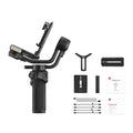 Weebill 3S handheld gimbal with integrated LED light and mic, black, for cameras