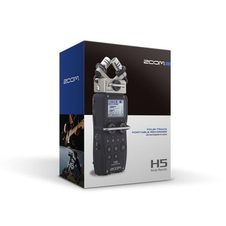 Zoom H5 Recorder audio cu 4 canale si microfoane built-in X/Y - View 3