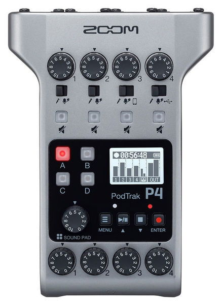 Podtrak P4 Recorder Audio Podcast 4 Canale XLR - View 2