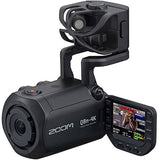 Zoom Q8n-4K handy video recorder with flip screen and top-mounted mic