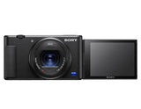 Cameră SONY cu obiectiv ZEISS și ecran LCD rabatat
